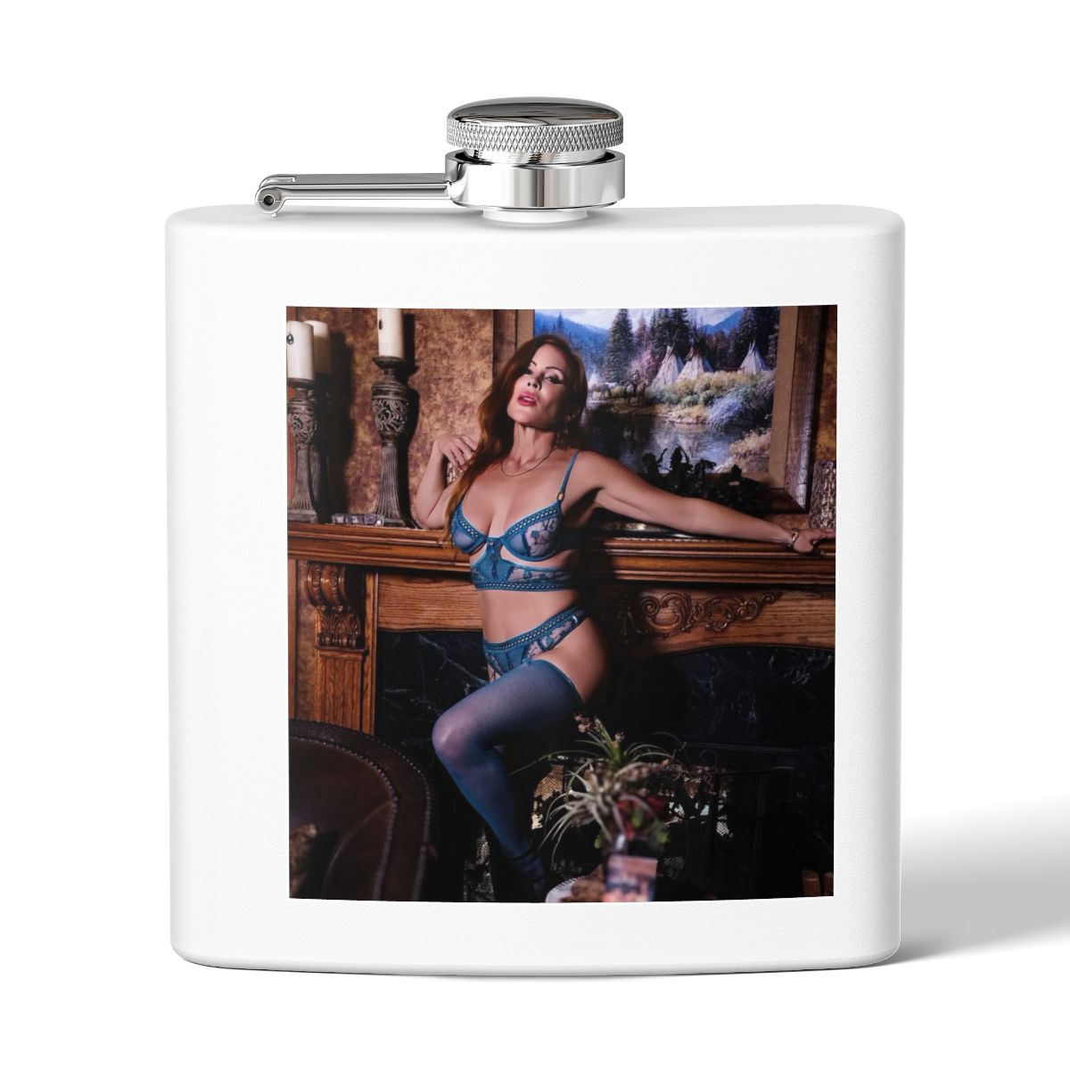 Stainless Steel Flask, 6oz